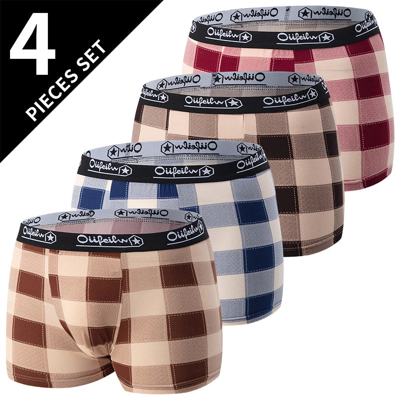 Men’s 4-Pack Fashion Printed Boxers