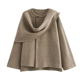 MUJER Plush Winter Coats for Women Asymmetric Scarf Demi-season Jacket for Women Parkas Long Sleeve Padded Coat Woman Jacket 2