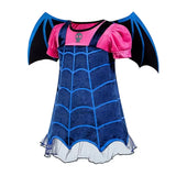 Girl Vampirina Halloween Cosplay Costume Dress Kids Princess Dress Up Vampire Carnival Party Disguise Clothes 5