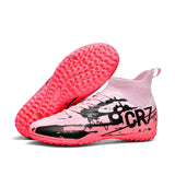 New Men Soccer Shoes Cleats Outdoor Match Training Sport Football Boots Long Spikes Comfortable Adult Breathable Boys Non Slip