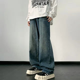Men's Wide Leg Denim Pants | 2024 Loose Fit Jeans | Harajuku Streetwear Trousers 4