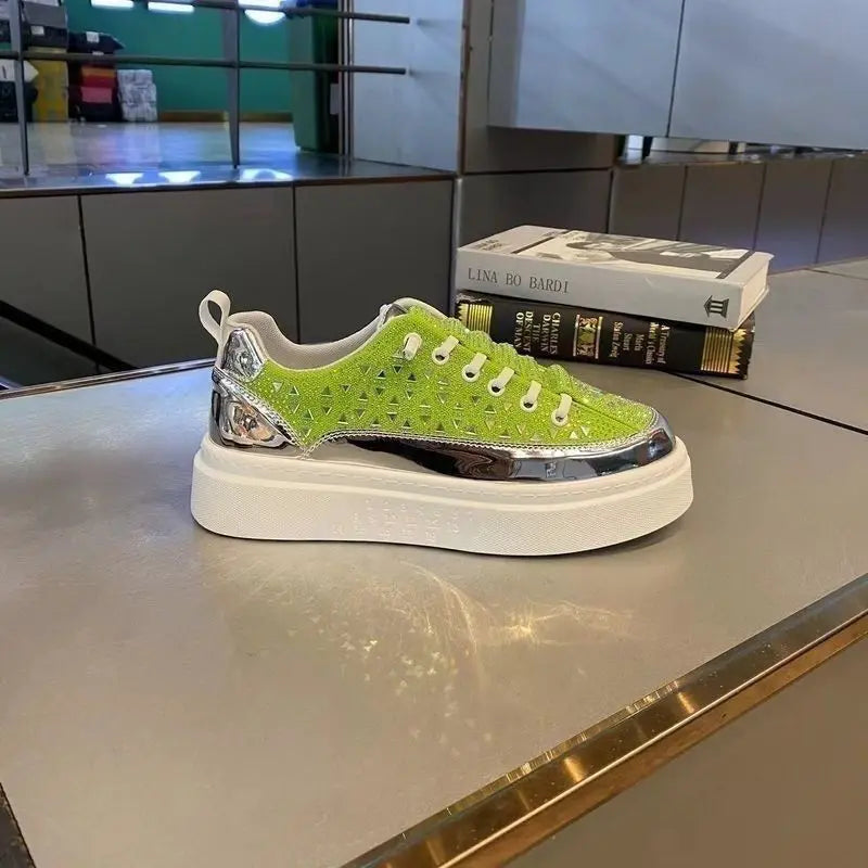 2025 New Arrival Trendy Casual Shoes High Aesthetic and Comfortable Adult Board Shoes White Men's Walking Shoe 3