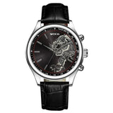 Men’s Luxury Quartz Watch - Casual Brown Leather Wristwatch