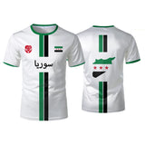 Men's Syria Football Jersey - National Team T-Shirt, Syrian Flag, Oversized Fit 2