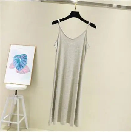Spring-Summer-2024-Woman-Tank-Dress-Casual-Modal-Sexy-Camisole-Elastic-Female-Home-Beach-Dresses-O