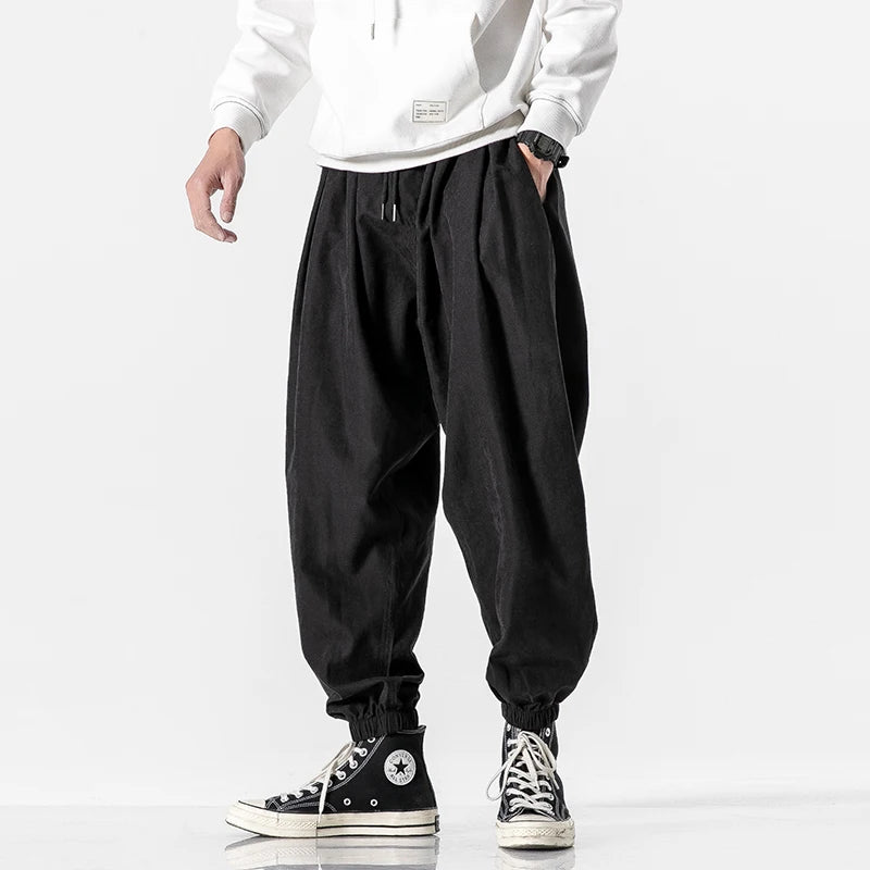 New-Autumn-Men-s-Black-Pants-Hip-Hop-Streetwear-Fashion-Jogger-Harem-Trousers-Man-Casual-Sweatpants