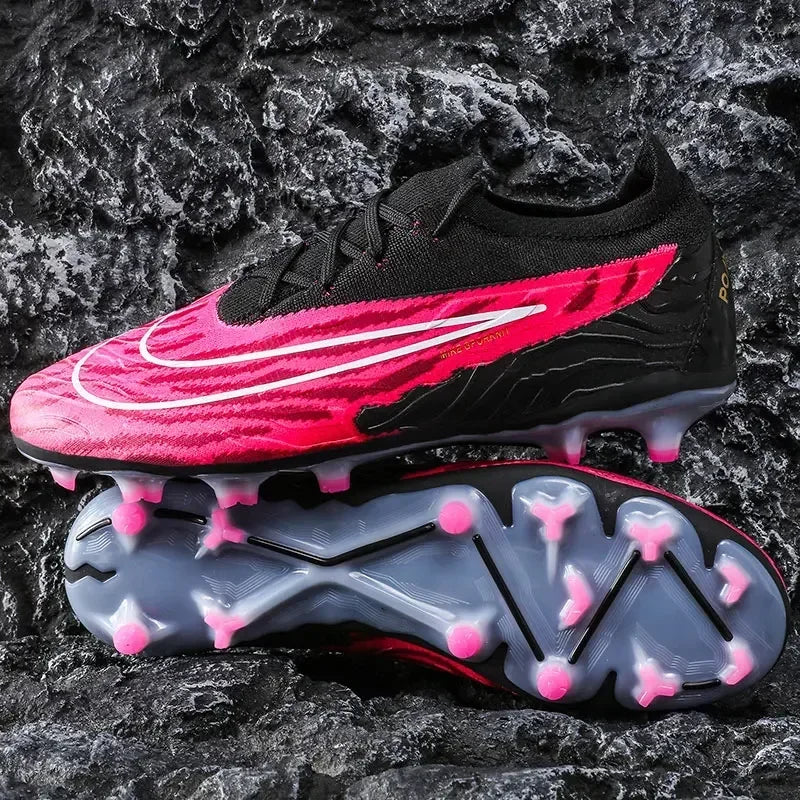 Men Football Boots Outdoor Training Sport Soccer Shoes Breathable Adult Kids TF/FG Cleats Grass Drop Shipping Match Sneakers 3