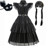 Disney-Inspired Wednesday Addams Cosplay