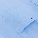 Men's Cotton Blend Solid Shirt, Formal Business Lapel, Long Sleeve 4