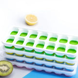 14 Grid Ice Cube Tray Silicone Mold Square Ice Cube Tray Mold Ice Cube Maker Non-toxic Durable Bar Pub Wine Ice Blocks Maker 2