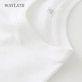 WAVLATII Women New Cotton T shirts Female Soft White Black Tees Lady Plus Size Basic Tops for Summer WT2102 4