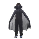 2025 Girls Boys Red Vampire Costume Ghost Bride Gothic Dress Party Kids Cosplay Clothes Halloween Outfit 6