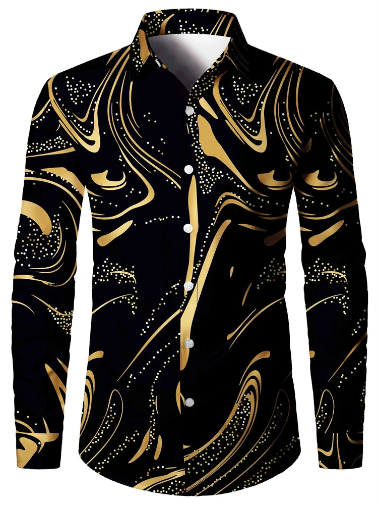Men-s-3D-Textured-Printed-Casual-Shirt-Buttoned-Long-Sleeve-Autumn-Versatile-Lapel-Luxury-Fashion-Long