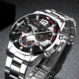 Men Business Watches Fashion Steel Band Male's Quartz Watch Relogio Masculino Reloj Hombre 5