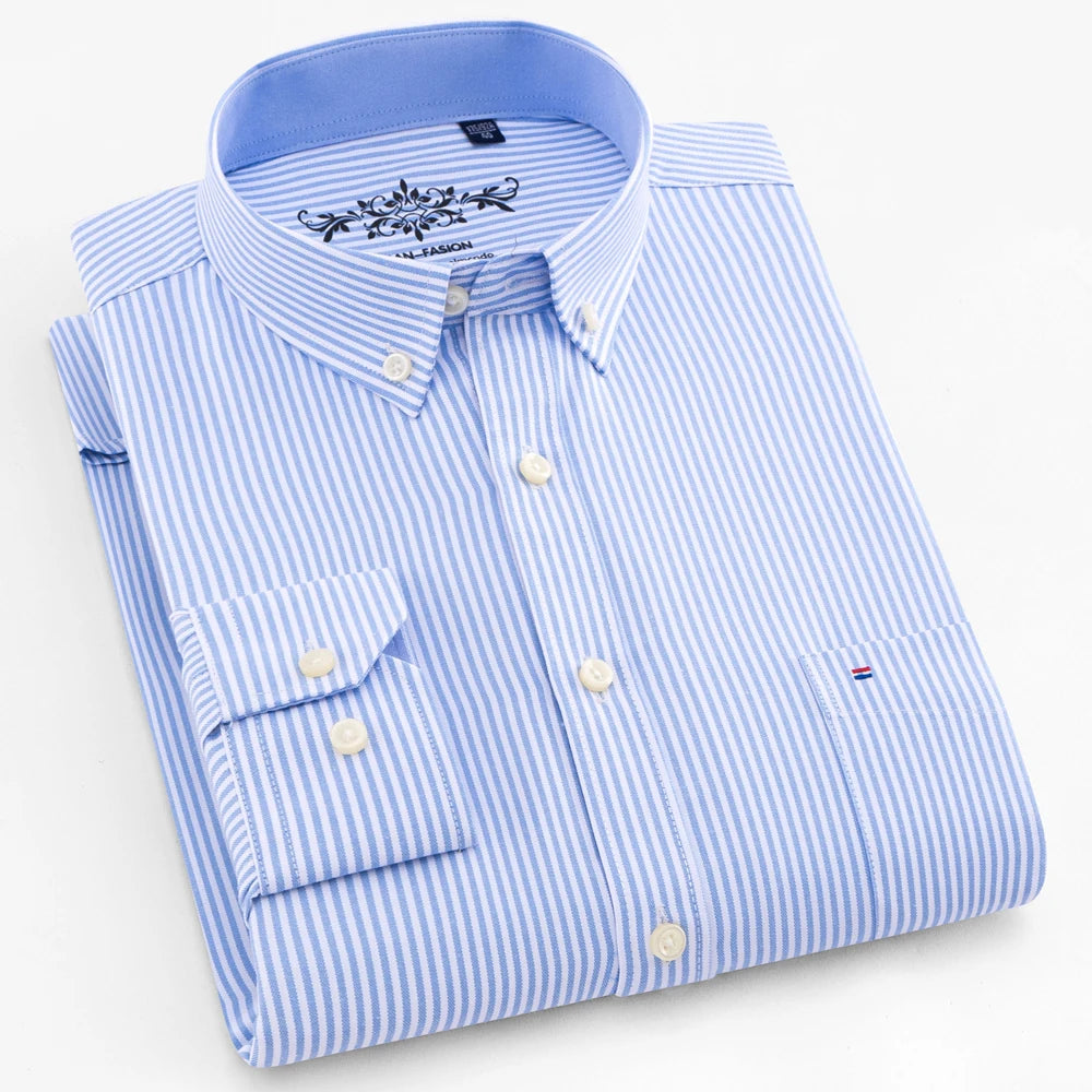Men's Premium Cotton Blend Business Shirt