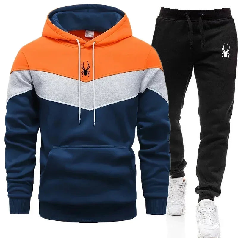 Men's Clothing Casual Sweatshirt Suit Sweatshirts Sports Tracksuit Jogging 6