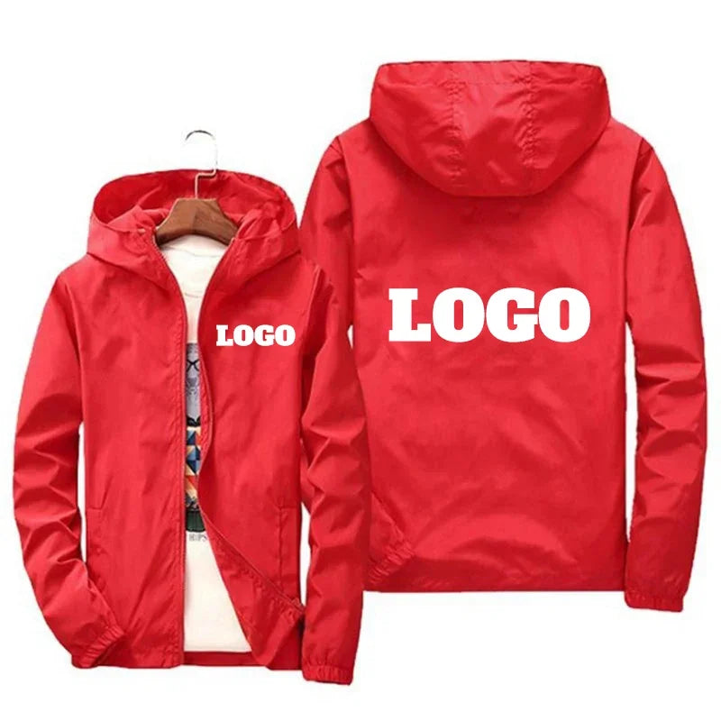 Custom Brand Logo Autumn Jacket Men Waterproof Warm Windbreaker Casual Clothing Big Size 6Xl Men Green Black Red Jacket Outdoor 3