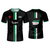 Men's Syria Football Jersey - National Team T-Shirt, Syrian Flag, Oversized Fit 4
