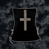 Women 90s Vintage Clothing T-shirts Goth Kawaii Girl Emo Kpop Goth Baby Tees Harajuku Cross Hot Stamping Y2k Clothes Streetwear
