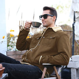 Men's Jackets Winter Warm Waterproof Fleece Lined High Quality Multi-color Coat Comfortable Casual Outerwear US Size 5