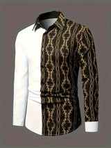 Men-s-3D-Textured-Printed-Casual-Shirt-Buttoned-Long-Sleeve-Autumn-Versatile-Lapel-Luxury-Fashion-Long