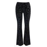 Y2K-Gothic-Black-Velvet-Lace-Mesh-Flare-Pants-Sexy-Harajuku-Aesthetic-See-Through-Emo-Pants-Vintage