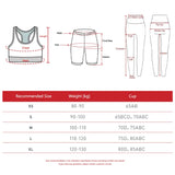 Ctenkevet Two Piece Fitness Sports Set Women Workout Yoga Outfit Strapless Bra Woman 2Ps Gym Crop Top Deportivos Mujer Gym Suits 5