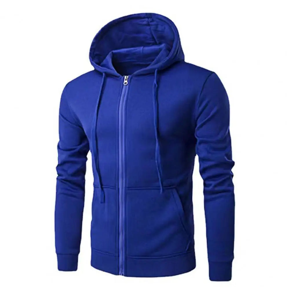 Autumn Men Sweatshirts Long Sleeve Jacket Hoodie Zipper Closure Jacket Male Hoodies Sweatshirt Slim Fit Male Clothing 3