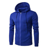 Autumn Men Sweatshirts Long Sleeve Jacket Hoodie Zipper Closure Jacket Male Hoodies Sweatshirt Slim Fit Male Clothing 3