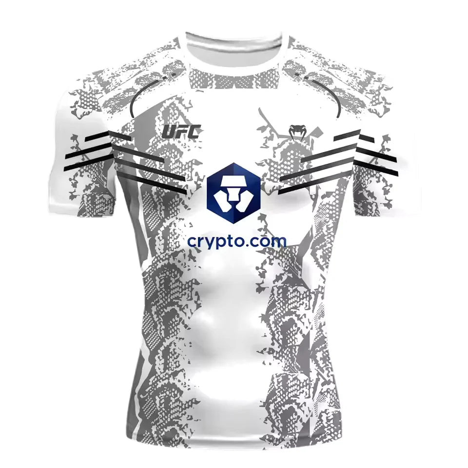 2025 New Hot Selling UFC Boxing Match Pursuer T-shirt For Men And Women In Summer  Casual Breathable Oversized Quick Drying Top