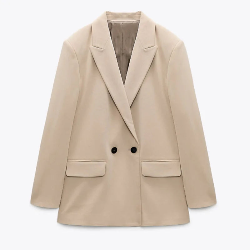 Women’s Premium Double-Breasted Commuter Blazer