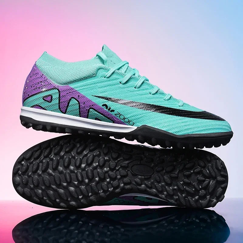 Mid-top New Men Soccer Shoes Cleats Hot-selling Non-Slip FG/TF Football Boots High-quality Match Sneakers Futsal Indoor 3