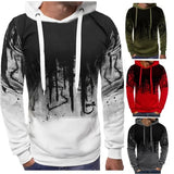 Gradient Print Pullover Hoodie - Men's Spring Autumn Casual Sweatshirt 2
