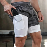 Men’s 2-in-1 Camo Performance Shorts