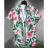 2025-Summer-Animal-Crane-Men-Hawaiian-Shirt-3d-Plant-Shirt-For-Men-Flower-Print-Plus-Size