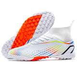 MenOutdoor Football Boots Professional Training Soccer Shoes Soccer Cleats Turf Futsal Match Grass Unisex Non-slip Breathable