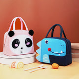 3D Three-Dimensional Bento Bag Cute Cartoon Bento Bag Lunch Bag Handbag Storage Insulation Bag Canvas Lunch Box Bag Ice Pack 3