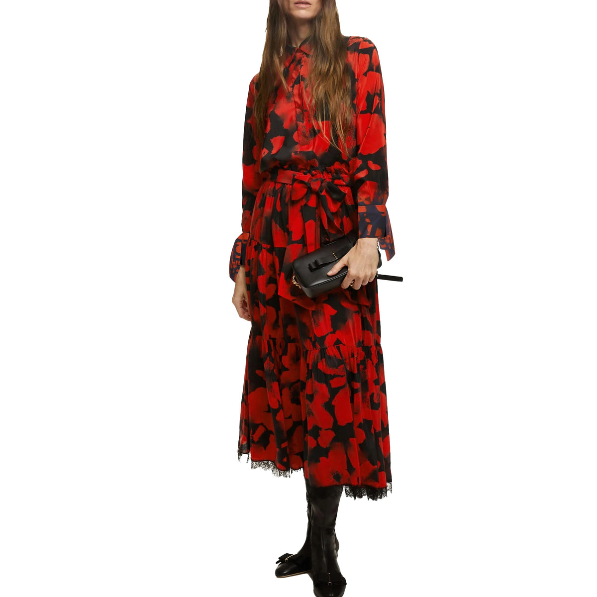 CHCH Elegant Women Blouse Tops Fashion Long Sleeve Shirts Blusas Vintage Stylish OL Work Shirt Female Red Blouses 6