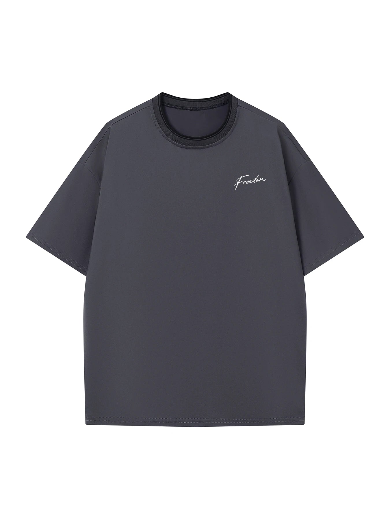 Creative Geometric Graphic Print Short Sleeve T-shirt for Men, Summer Outdoor Casual Crew Neck Top Shirt