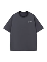 Creative Geometric Graphic Print Short Sleeve T-shirt for Men, Summer Outdoor Casual Crew Neck Top Shirt