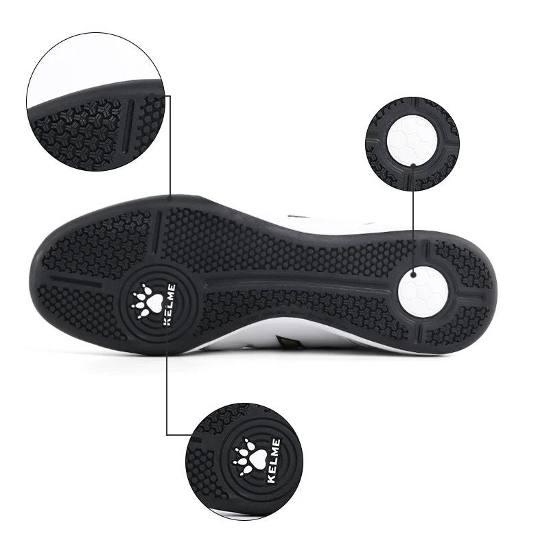 KELME Football Boots Men Soccer Shoes Original Indoor Football White Sneakers Shoes Cleats Football Futsal Boot Male 6891146 4