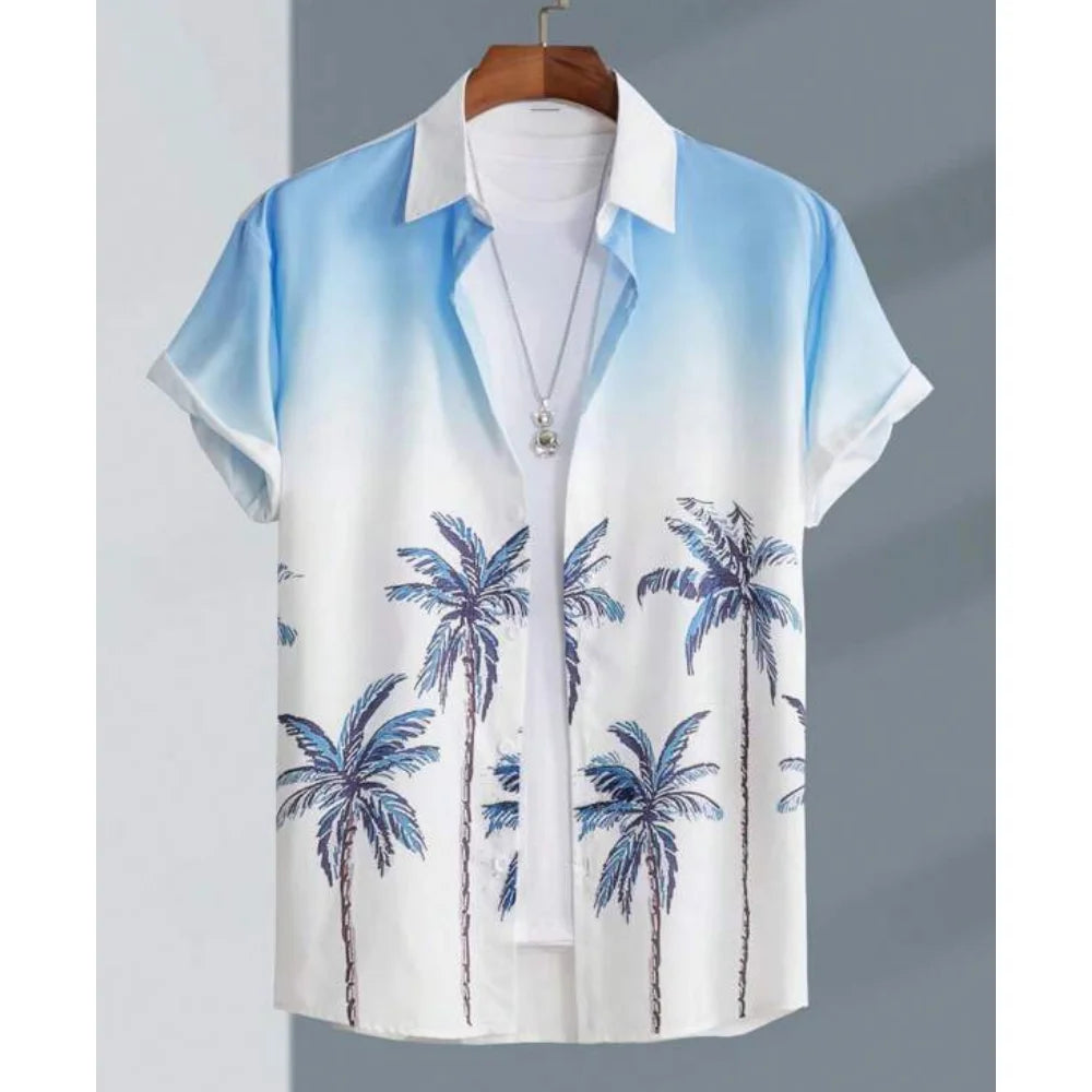 2025-Summer-Animal-Crane-Men-Hawaiian-Shirt-3d-Plant-Shirt-For-Men-Flower-Print-Plus-Size