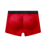 Men Trunks Built-in Fake Butt Hip Lifter Enhancer Shorts Boxer Briefs Padded Underwear Shapewear Underpants Nylon Breathable 6