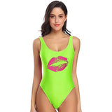 80s 90s Retro High-Cut One-Piece | Vibrant Pink Bodysuit