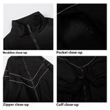 Hip Hop Varsity Jacket Men High Street Patchwork Color Black Windbreaker Coats Women Spring Autumn Thin Fashion College Jackets 2