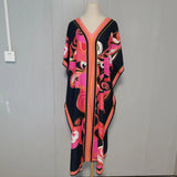Women's Kaftan Dress | Plus Size Beach Cover Up | Summer Kimono Robe 4