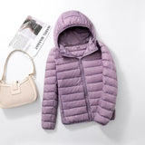 Ultra Lightweight Packable Hooded Puffer Jacket