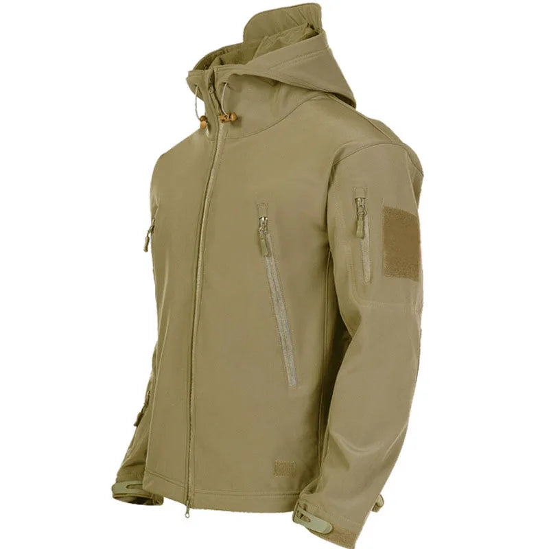 Military Shark Skin Soft Shell Jackets Men Tactical Windproof Waterproof jacket 3