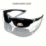 1/3PCS Vintage Sports Sunglasses Men Women Fishing Running Cycling Mountaineering Sport Man Sun Glasses Anti-Glare UV400 2