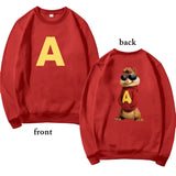 Alvin and The Chipmunks 2025 Fashion Unisex Casual Sportswear Men's Hoody Alvin Chipmunk Halloween Costume Women's Pullover Tops